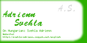 adrienn svehla business card